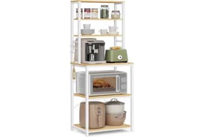 Kitchen Shelf | Kitchen Storage Rack | Particleboard And Steel | 40 X 60 X 167 Cm