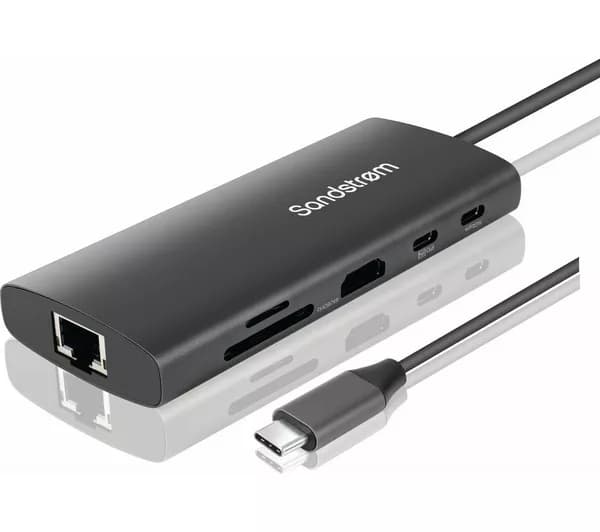 SANDSTROM SMHBCPD25 9-port USB Type-C Connection Hub