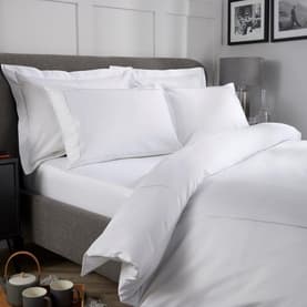 800 Thread Count Fitted Sheet White