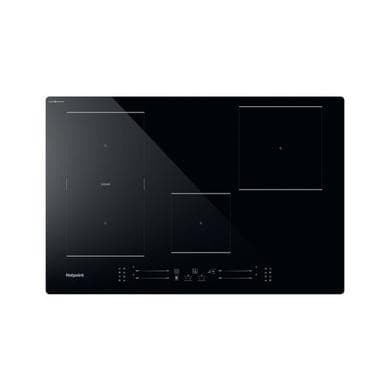 Refurbished Hotpoint TS6477CCPNE 77cm 4 Zone Induction Hob with Flexi Duo