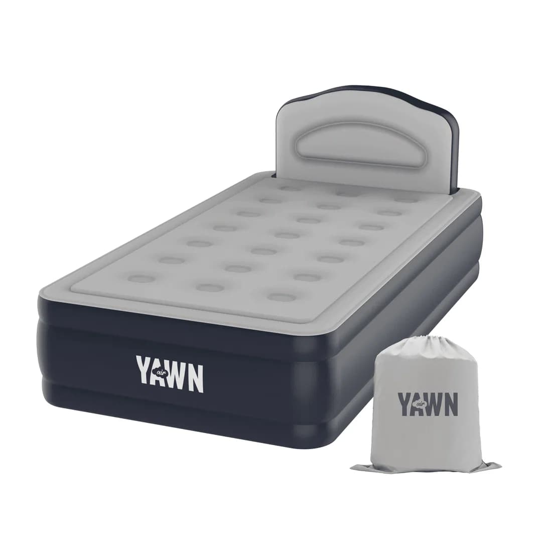 YAWN Self-Inflating Air Bed with Fitted Sheets | Single