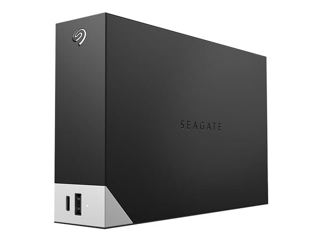SEAGATE - One Touch - Hard drive - 8 TB - external (desktop) - USB (USB-C connector) - space grey - with Seagate Rescue Data Recovery