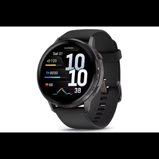 Garmin Venu 4 (41mm) Fitness Tracker - Black and Slate | 010-03013-02