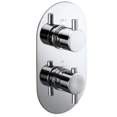 Flow 2 Outlet Concealed Thermostatic Shower Valve