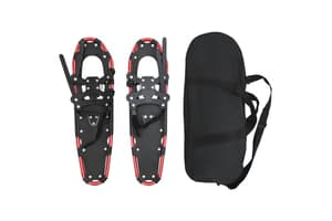 Vidaxl 3 In 1 Snowshoes Red And Black 30 Inches Aluminum And Hdpe