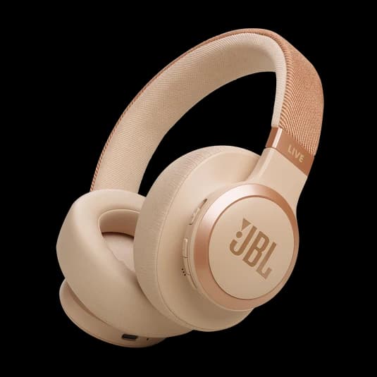 JBL Live 770NC Over-Ear Noise-Cancelling Headphones – Sandstone | JBLLIVE770NCSAT