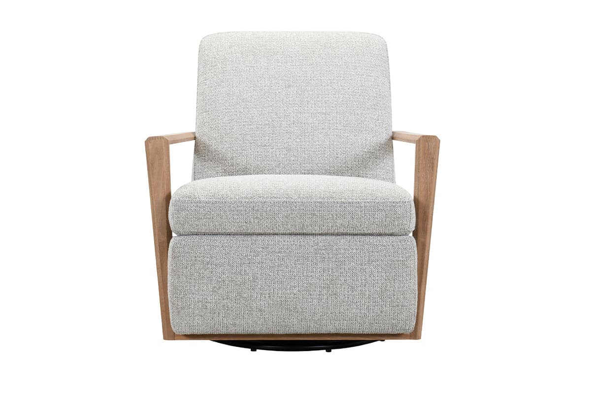 Riona Accent Chair | Swivel | Grey