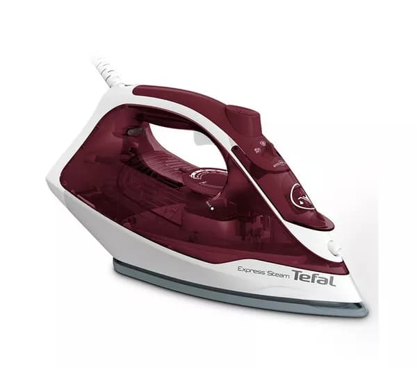 TEFAL Express Steam FV2869 Steam Iron - White & Red