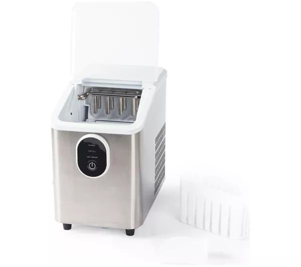 SALTER EK6760 Electric Ice Cube Maker - Stainless Steel