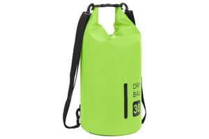 Vidaxl Dry Bag With Zipper Green 30 L Pvc
