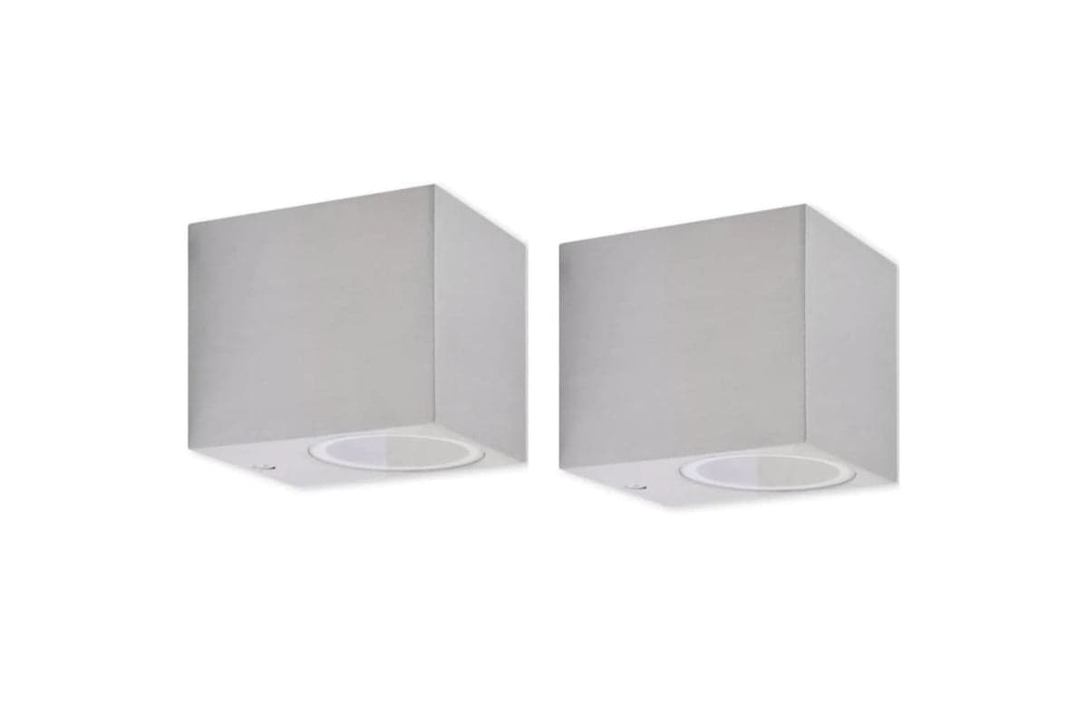 Vidaxl 42224 Cube Outdoor Wall Lights 2 Pcs
