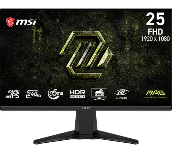 MSI MAG 255F X24 Full HD 24.5" IPS LCD Gaming Monitor - Black