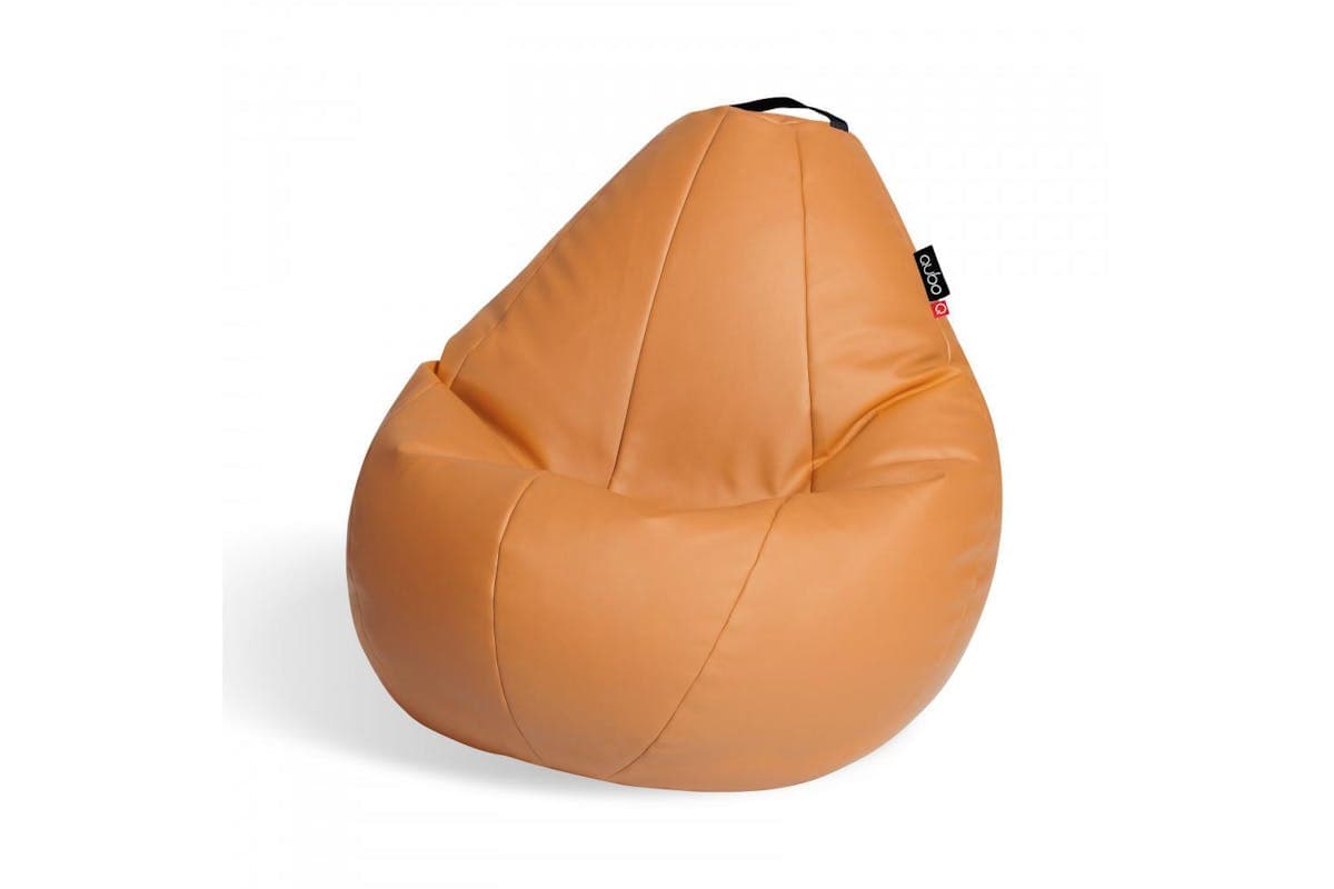 Qubo | Comfort 90 | Soft Fit Bean Bag | Papaya