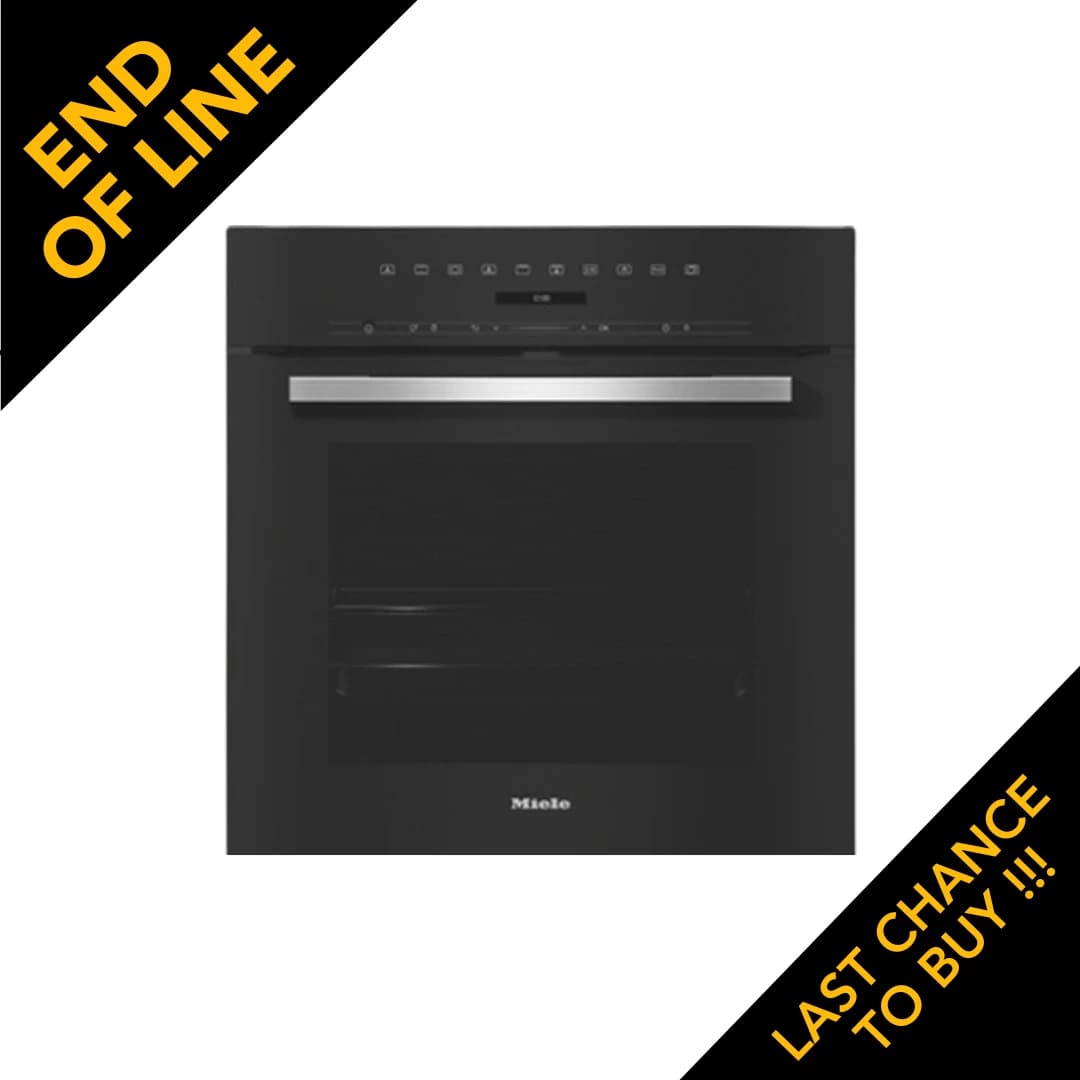 Miele H7165BP 76L Pyrolytic Cleaning, Direct Sensor Oven – Black