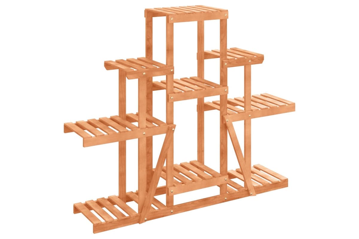 vidaXL 362850 Flower Stand 110x25x96cm Solid Wood Fir