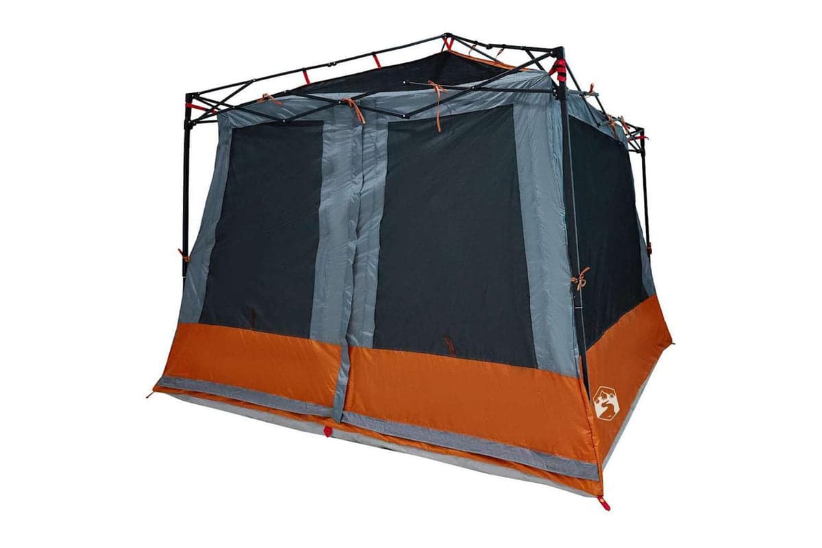 Vidaxl Inner Tent With Roof Grey And Orange 291 X 291 X 240 Cm Taffeta