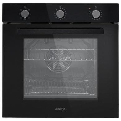 electriQ Electric Fan Assisted Oven - Black