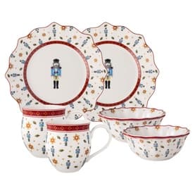 Toy's Delight Breakfast Set Nutcracker Six-Piece Set