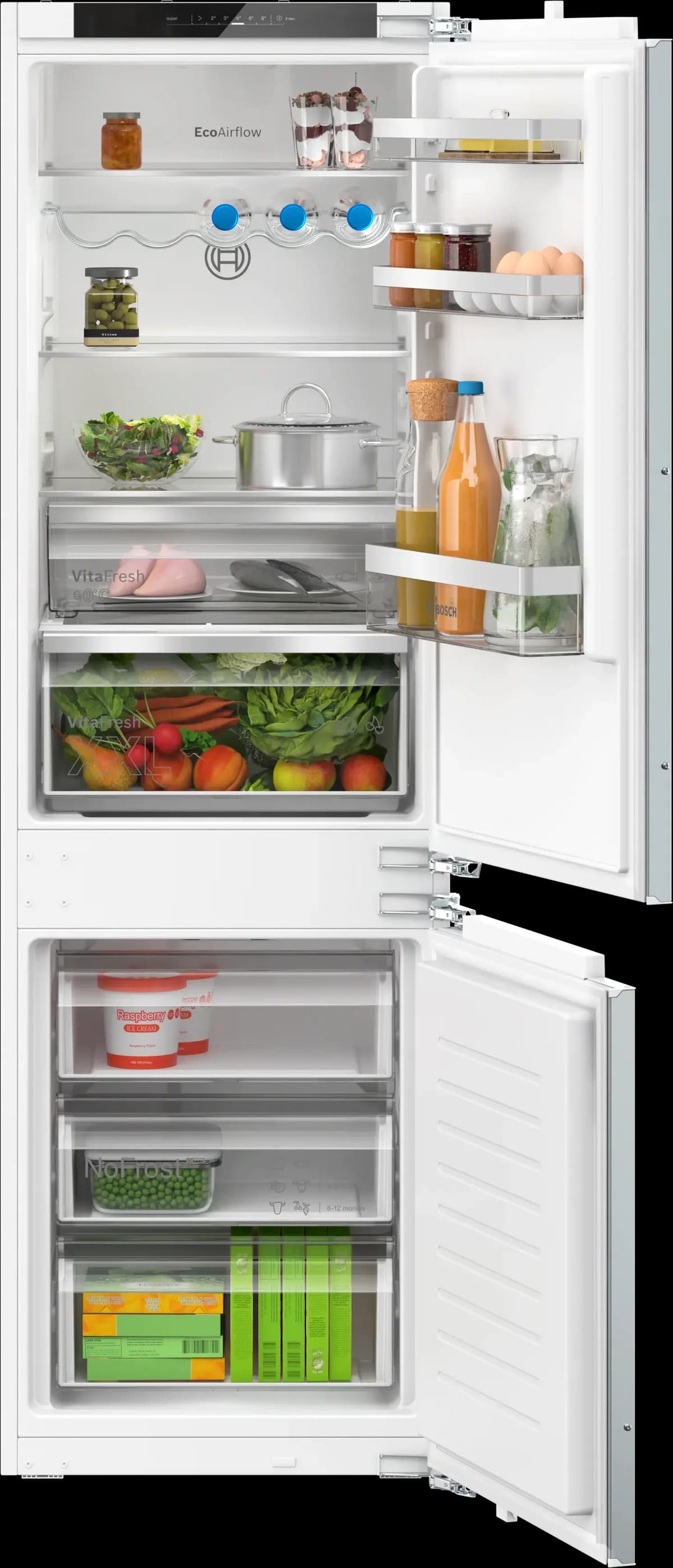 Bosch Series 4 260L Built-In Fridge Freezer | KIN86VFE0G