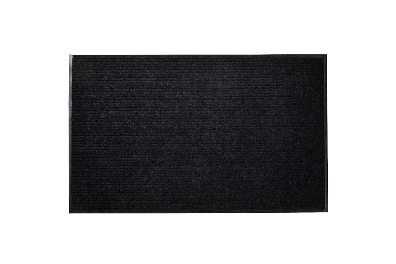 vidaXL 241265 Black Pvc Door Mat 90 X 120cm