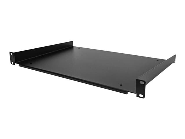 Startech 1U Fixed Server Rack Mount Shelf, 12in Deep Steel Universal Cantilever Tray for 19" AV/Data/Network Equipment Rack with Cage Nuts & Screws, 5