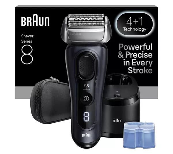 BRAUN Series 8 BRA8663CC Wet & Dry Foil Shaver - Grey