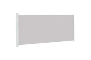 vidaXL Patio Retractable Side Awning 220x500cm Grey