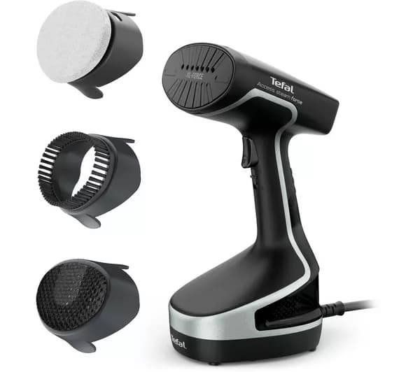 TEFAL Access Steam Force DT8270G0 Clothes Steamer - Black & Silver