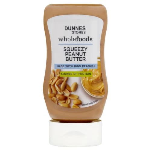 Dunnes Stores Wholefoods Squeezy Peanut Butter 300g