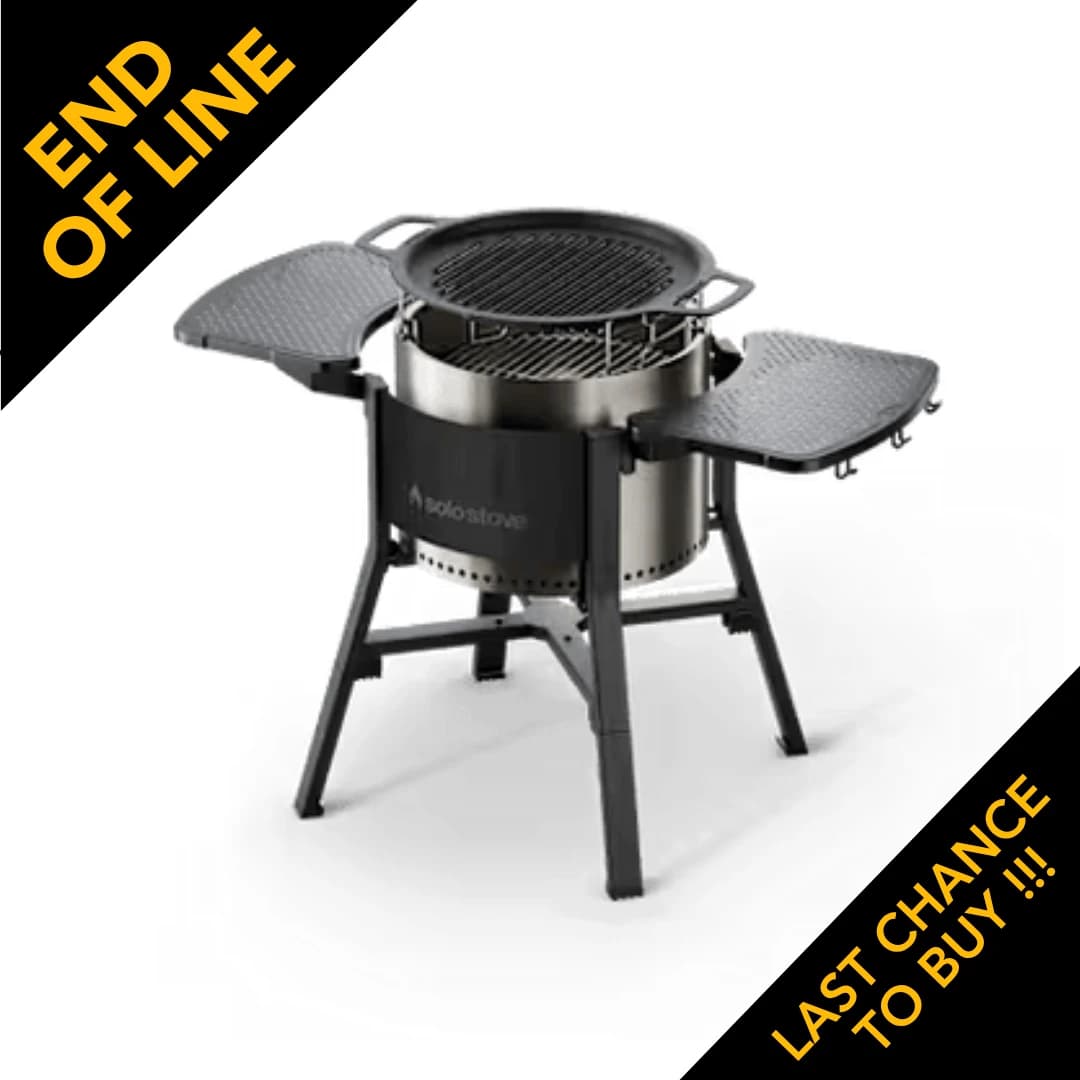 Solo Stove COOKOUTBUN Fire Pit Adjustable Stand for 2 Heights with Grill