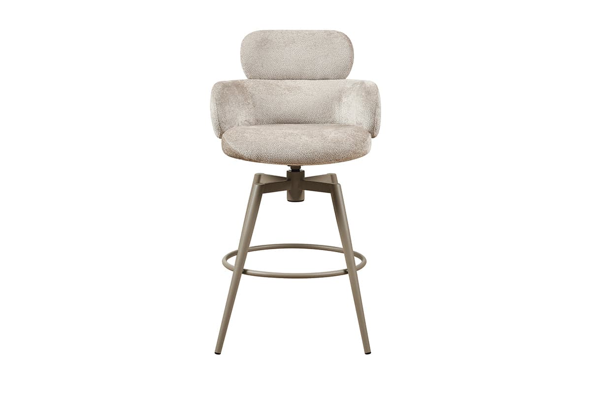 Vera Counter Stool | Swivel | Beige