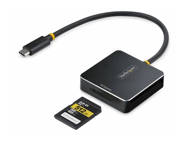 STARTECH.COM - Startech USB-C SD Express Card Reader, USB 10Gbps, Portable Memory Card Reader, USB Type-C to Secure Digital 7.1 Adapter, Works with Any Operating System - card reader - USB-C 3.2 Gen 2