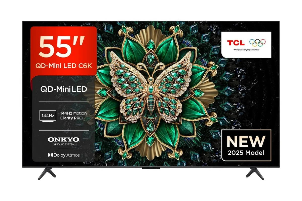 TCL 55" 144Hz Mini LED Google TV | 55C6K