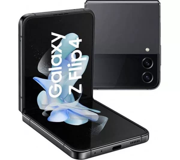 SAMSUNG Refurbished Galaxy Z Flip4 - 128 GB, Graphite (Excellent Condition)