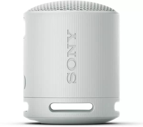 Sony Compact Portable Bluetooth Speaker - Light Grey | SRSXB100H