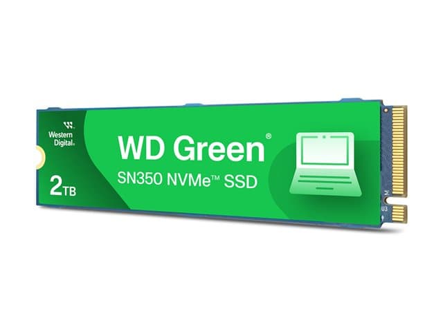 SANDISK - WD Green SN350 NVMe SSD WDS200T3G0C-00AZL0 - SSD - 2 TB - internal - M.2 2280 - PCIe 3.0 x4 (NVMe)