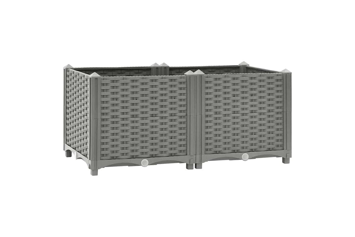 vidaXL Raised Bed 80x40x38cm Polypropylene