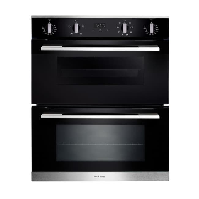 Rangemaster Built-In Double Oven - Stainless Steel & Black | RMB7248BL/SS