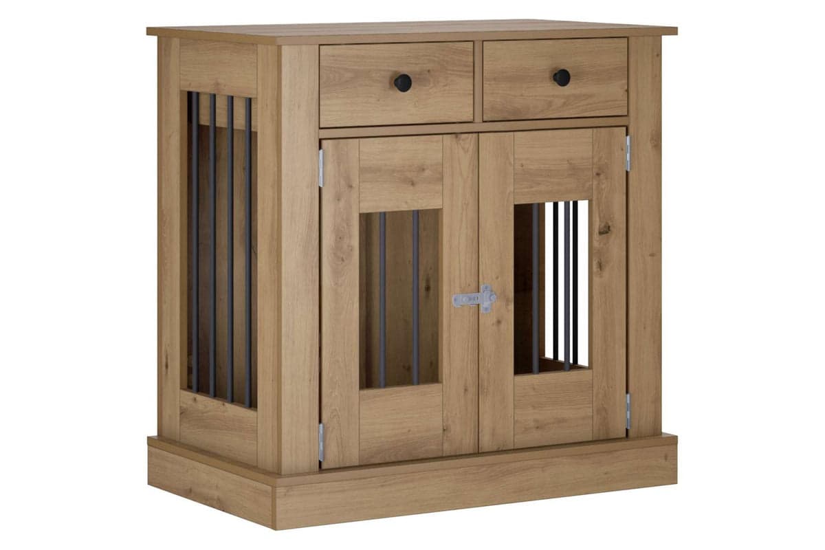 Vidaxl Dog Crate Furniture Artisan Oak 80 X 475 X 80 Cm
