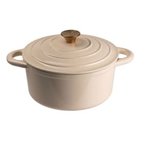 Cast Iron Cream Round Casserole 26cm