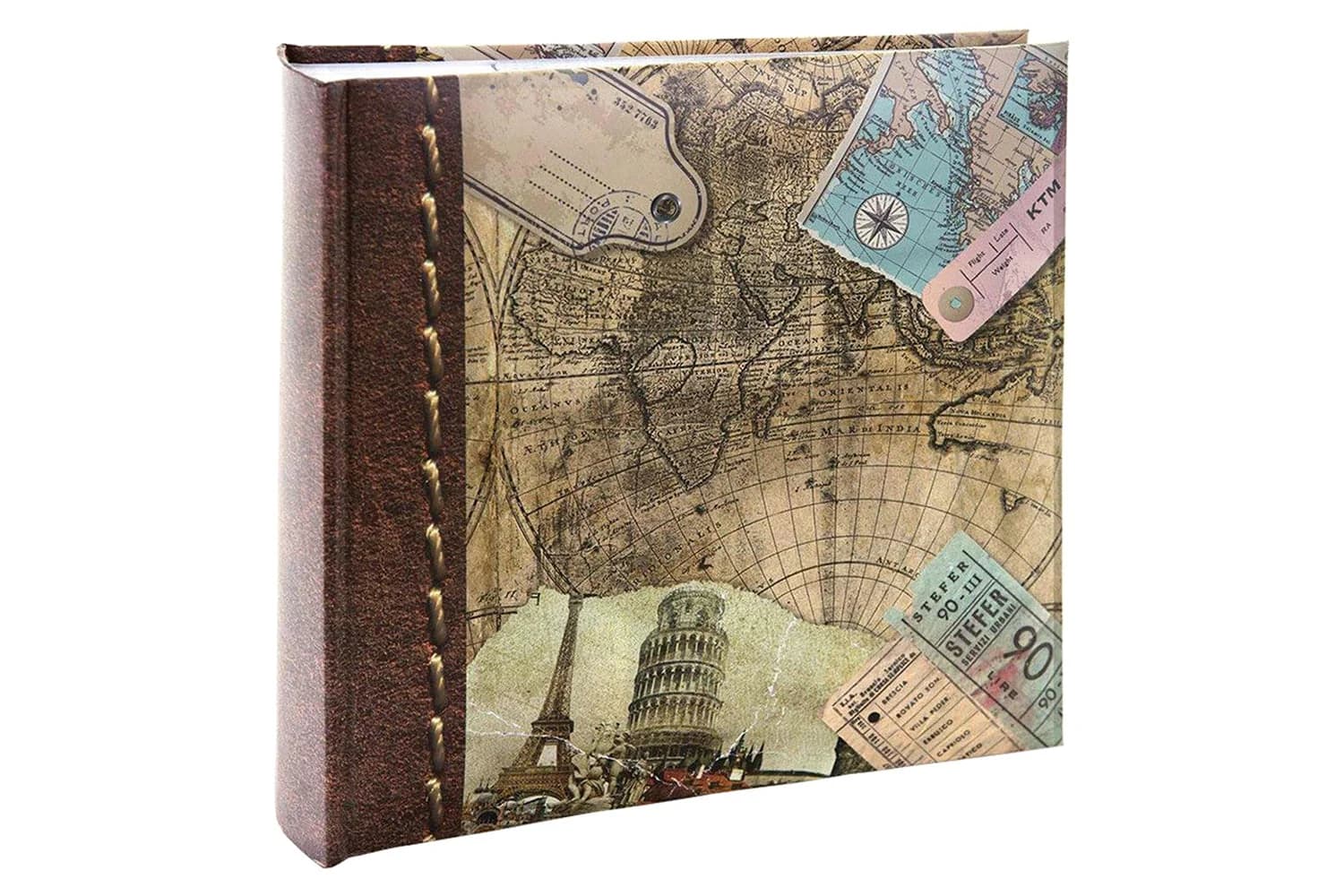 Kenro Old World Map 200 Photos Memo Album | 7x5"