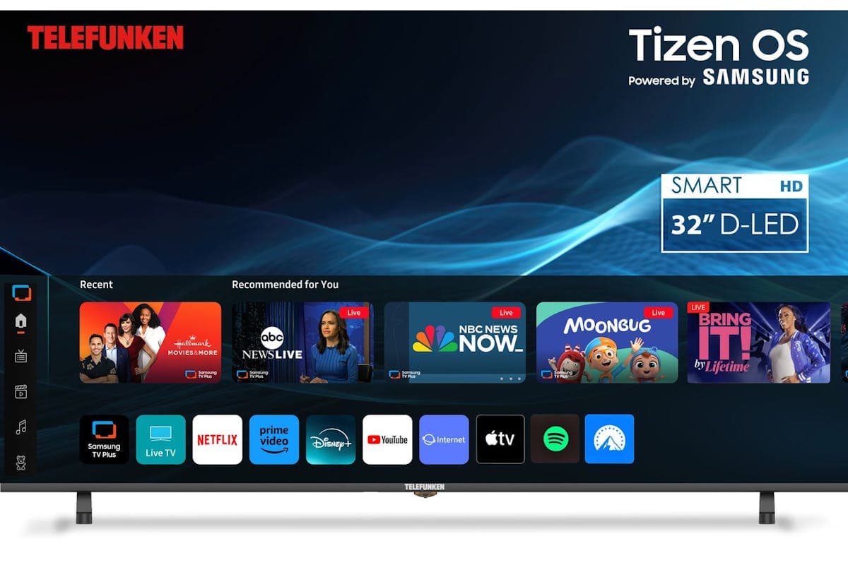 Telefunken 32" DLED HD Tizen OS Smart TV