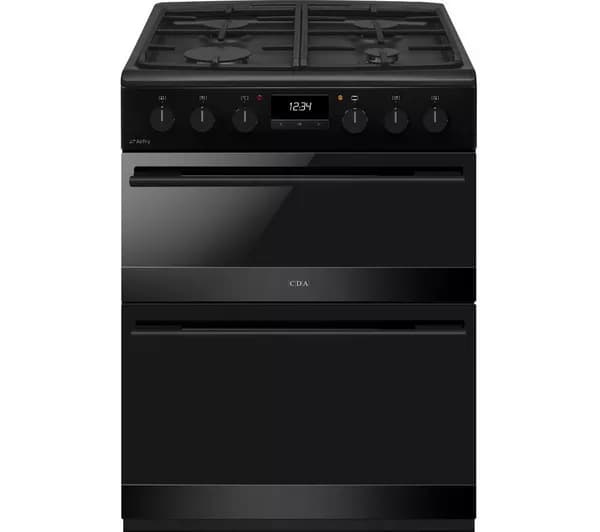 CDA CFD600MB 60 cm Dual Fuel Cooker - Black