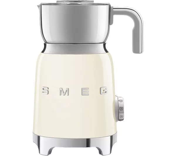 SMEG MFF11CRUK Electric Milk Frother - Cream