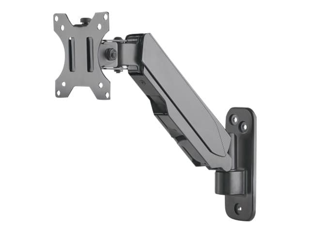 MANHATTAN - TV & Monitor Mount, Wall, Spring Arm, 1 screen, Screen Sizes: 17-32", Black, VESA 75x75 to 100x100mm, Max 8kg, Height Adjustable Swivel Arm (2 pivots), Lifetime Warranty bracket - for TV / monitor