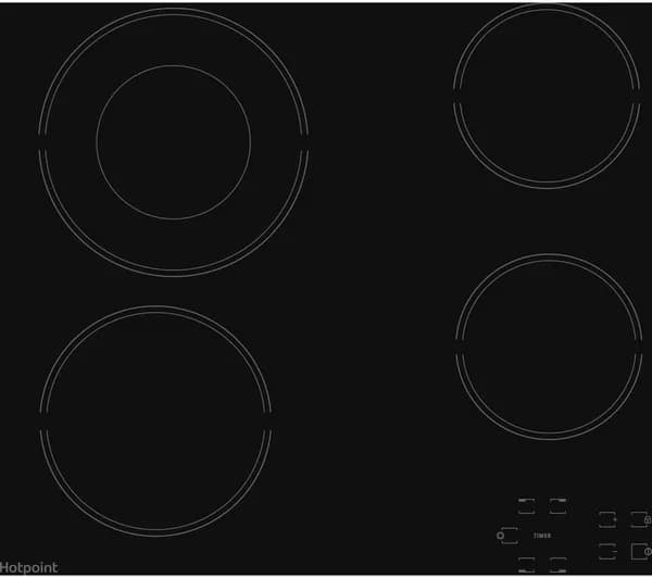 HOTPOINT HR 612 C H 58 cm Electric Ceramic Hob - Black