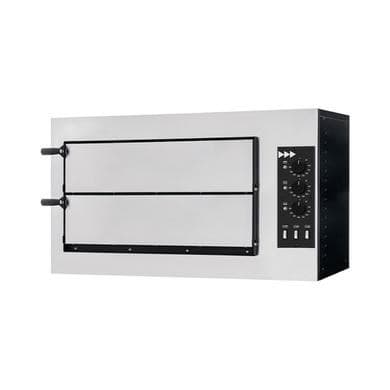 Refurbished Hostek Nevo 2/50 3T Twin Deck Pizza Oven Up To 2 x 18" Pizza or 8 x 8" Pizza. Electric Single Phase 8kW. Up To 450C. Made In Italy