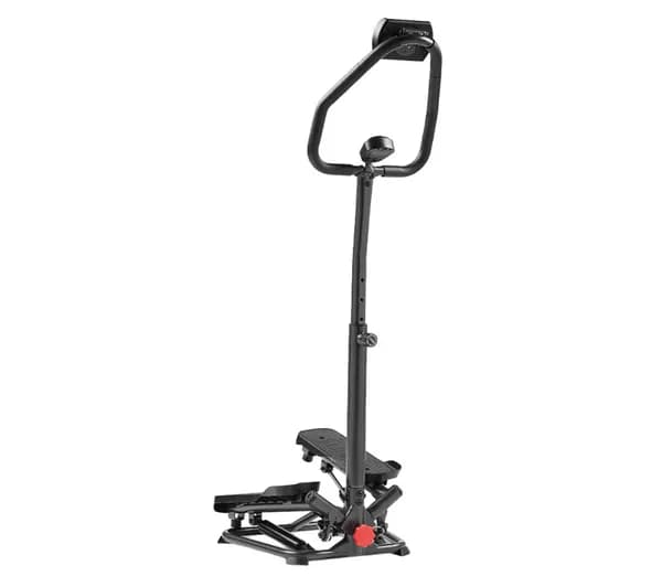 SUNNY HEALTH Smart Twist Stepper with Handlebar - Black
