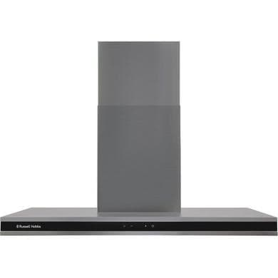 Refurbished Russell Hobbs RHGCH903DS 90cm Flat Cooker Hood Dark Steel