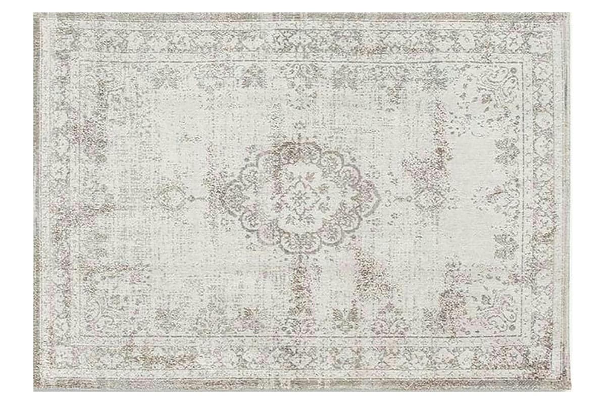 Louis De Poortere | Medallion Eco Rug | Salt & Pepper | 280 x 390 cm